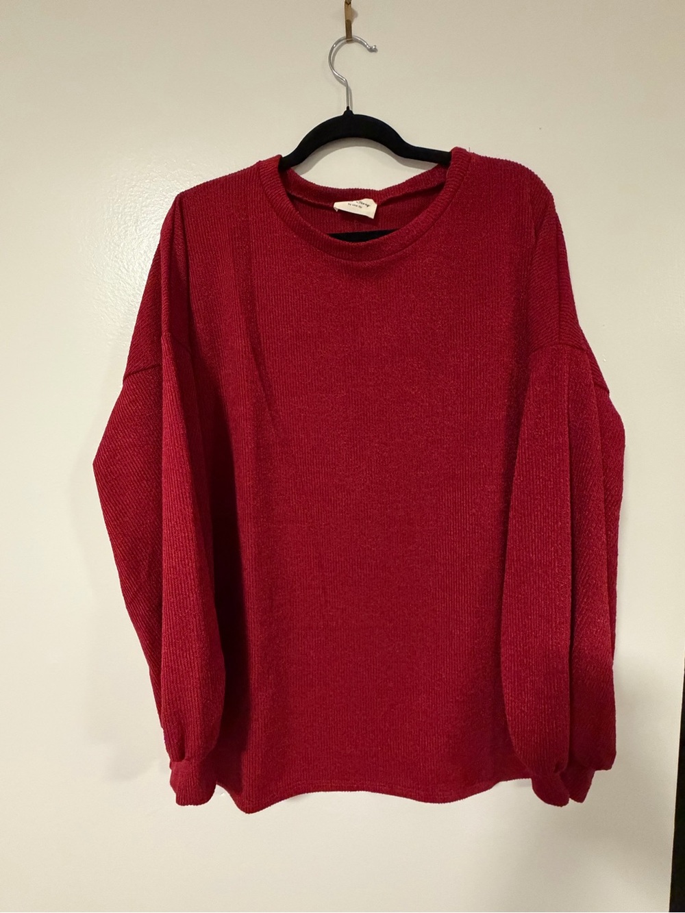 1.4.3. Story by Line Up Red Knit Sweater